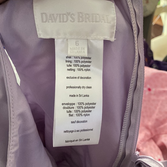 Satin flower Girls dress with tulle skirt size 6 - Picture 5 of 8